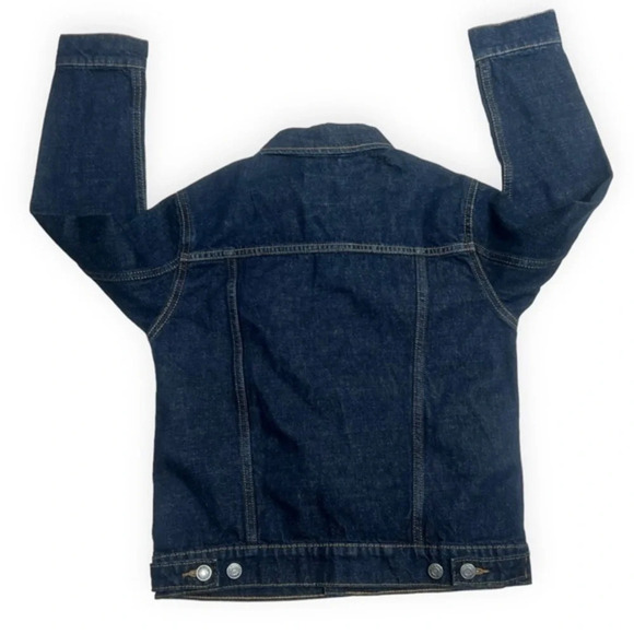 Old Navy girls denim jean jacket trucker style size 10-12 large - Picture 3 of 10